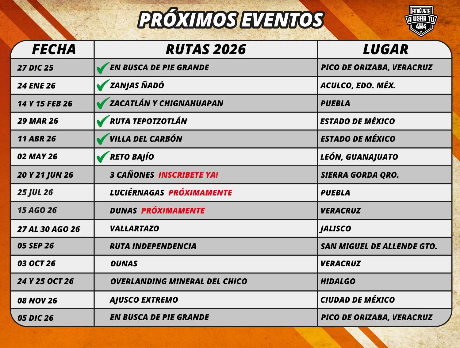 Rutas y aventuras