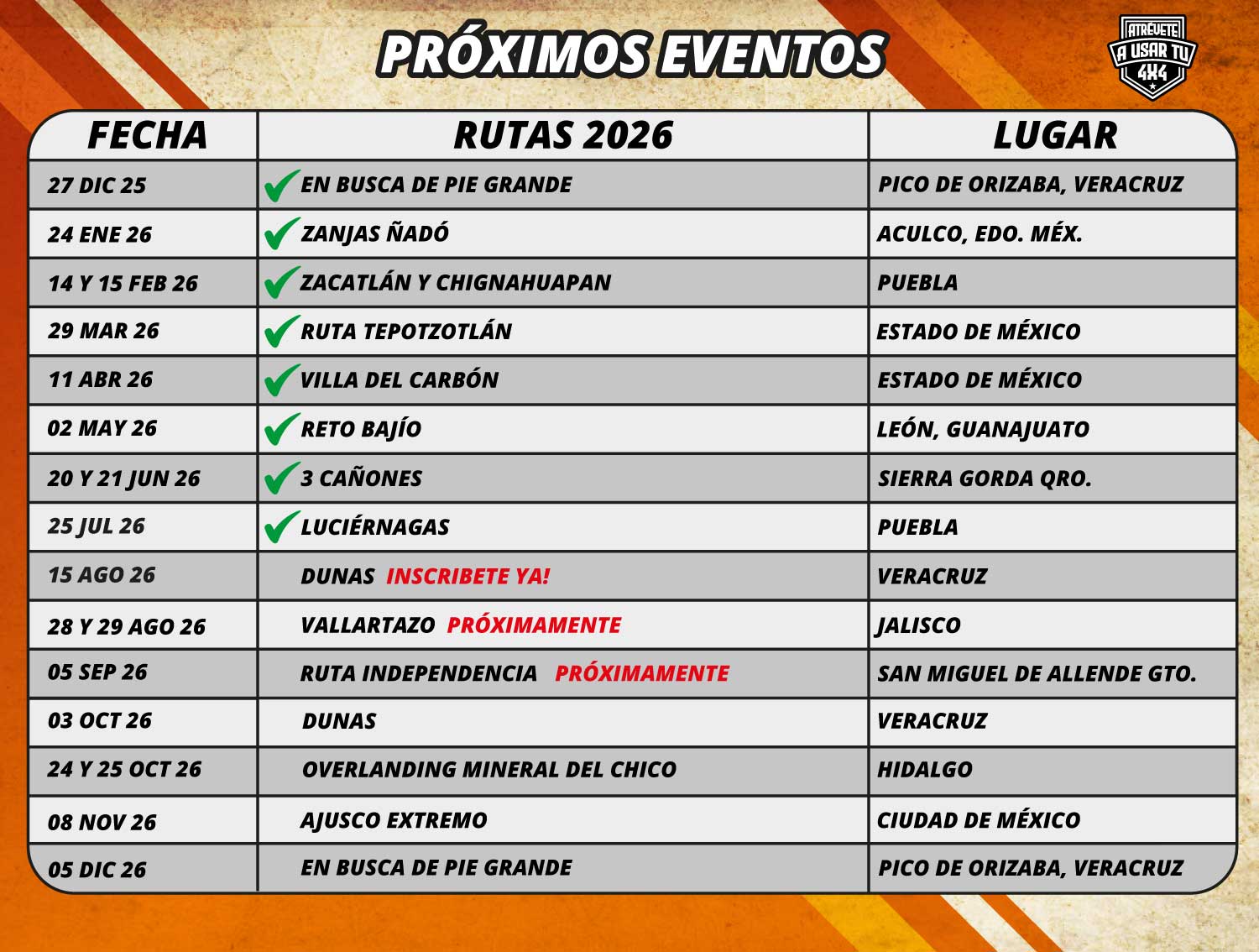 Rutas y aventuras