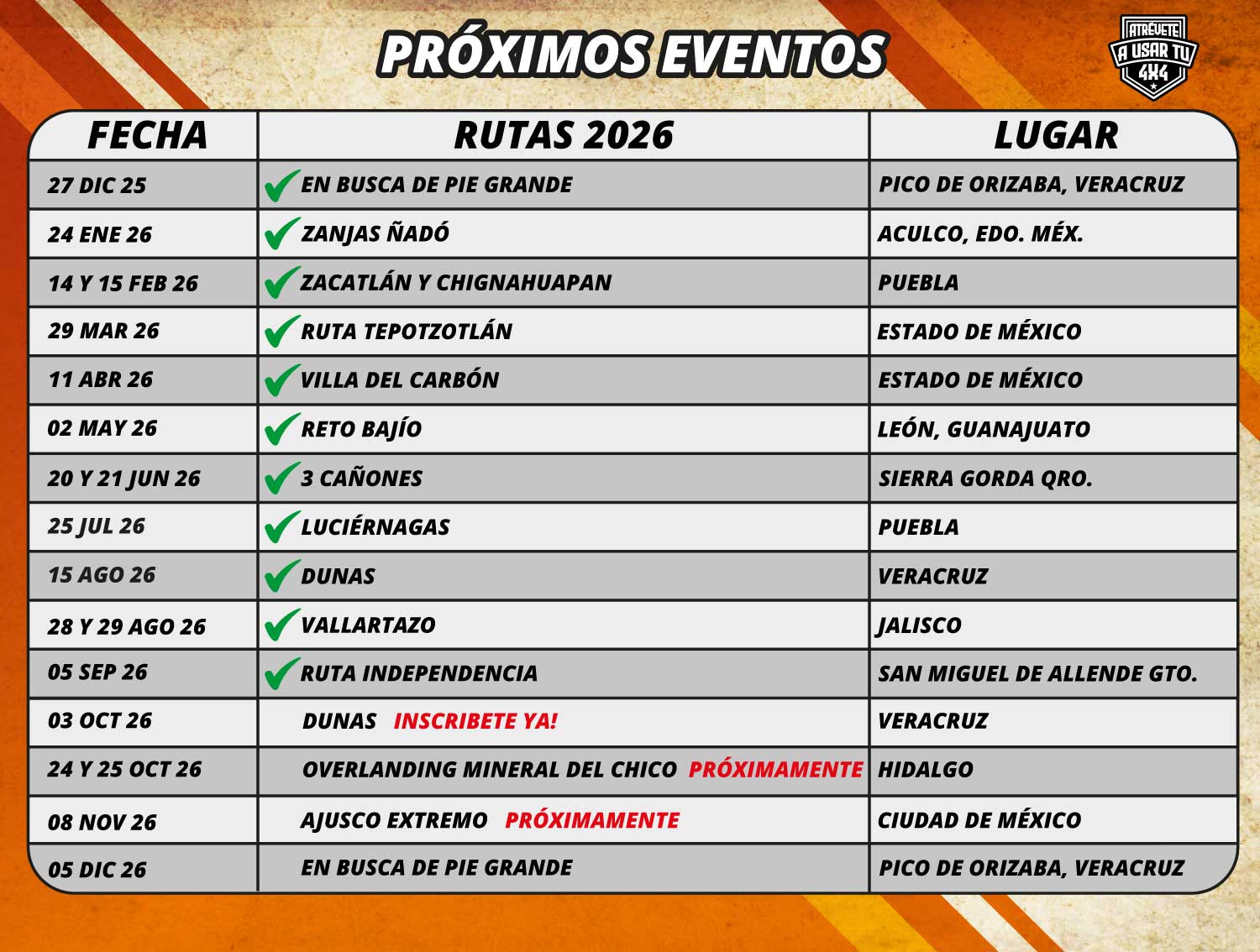 Rutas y aventuras