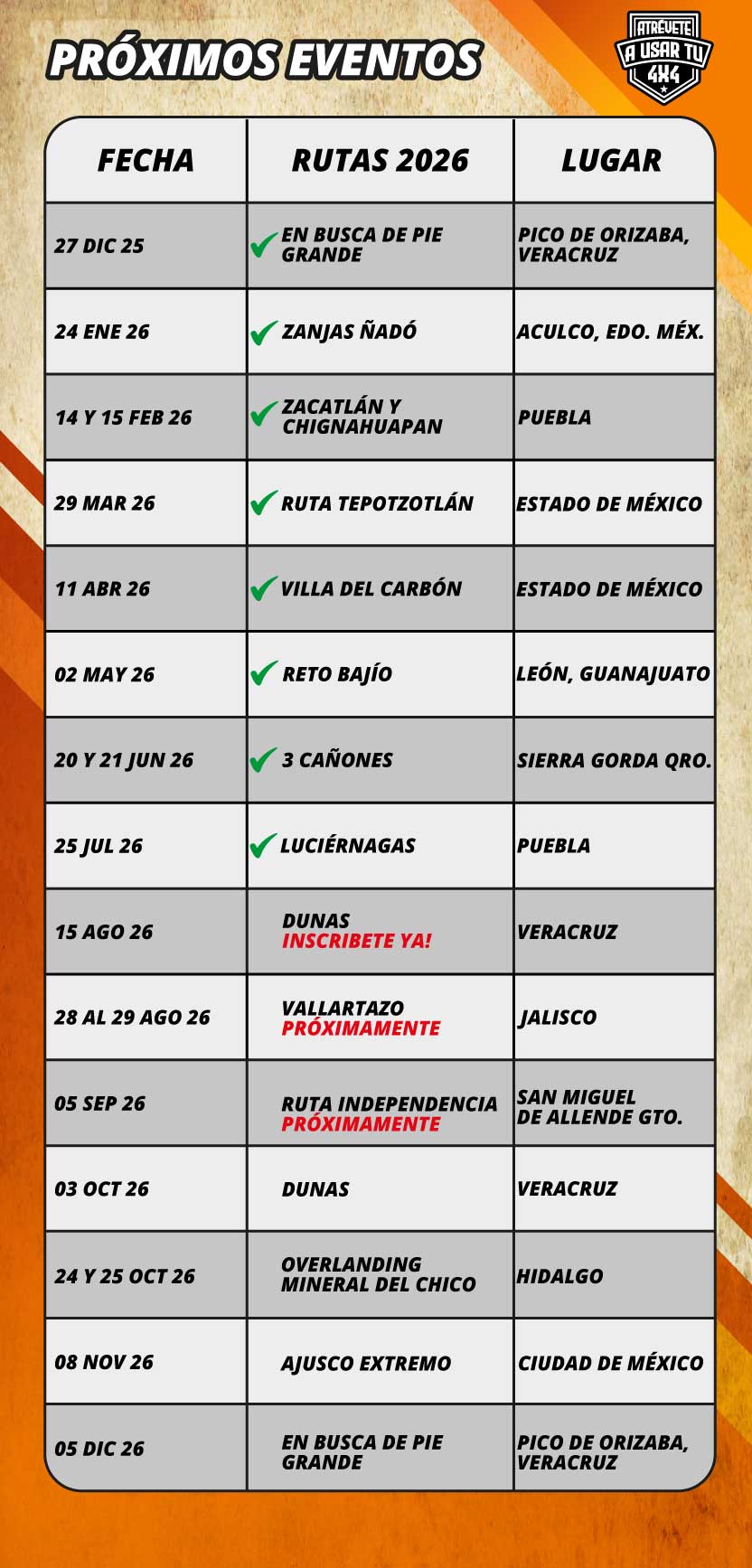 Rutas y aventuras