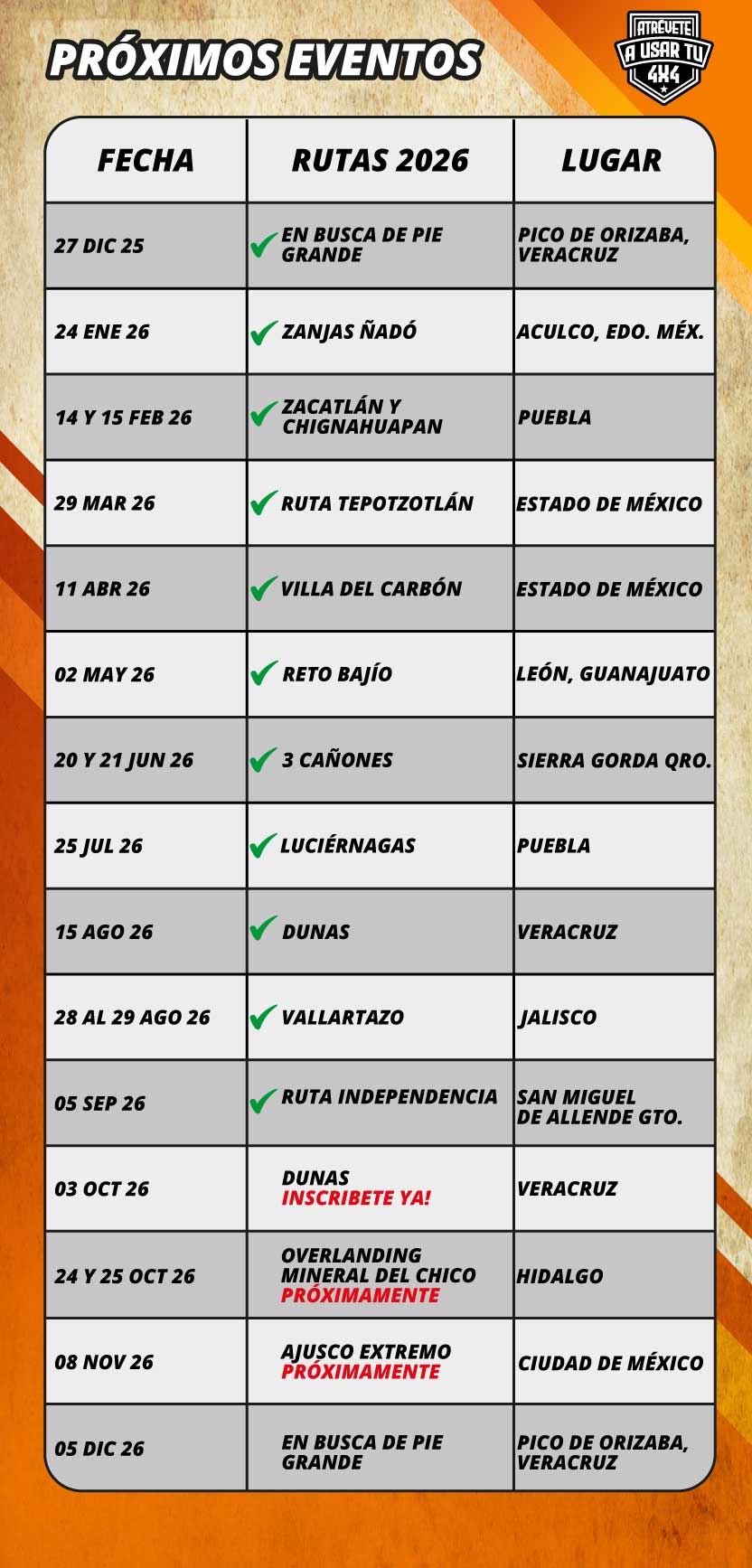 Rutas y aventuras